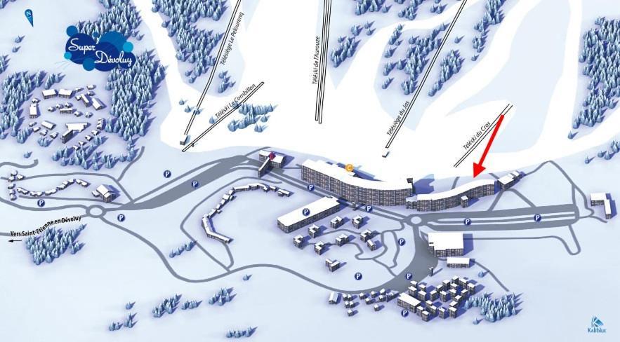 Appart T2 A Superdevoluy Au Pied De Piste Eksteriør bilde